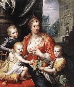 Paulus Moreelse Sophia Hedwig, Countess of Nassau Dietz, with her Three Sons. oil painting